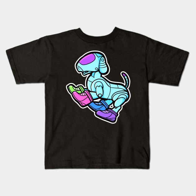 Rad Aibo Kids T-Shirt by arkay9